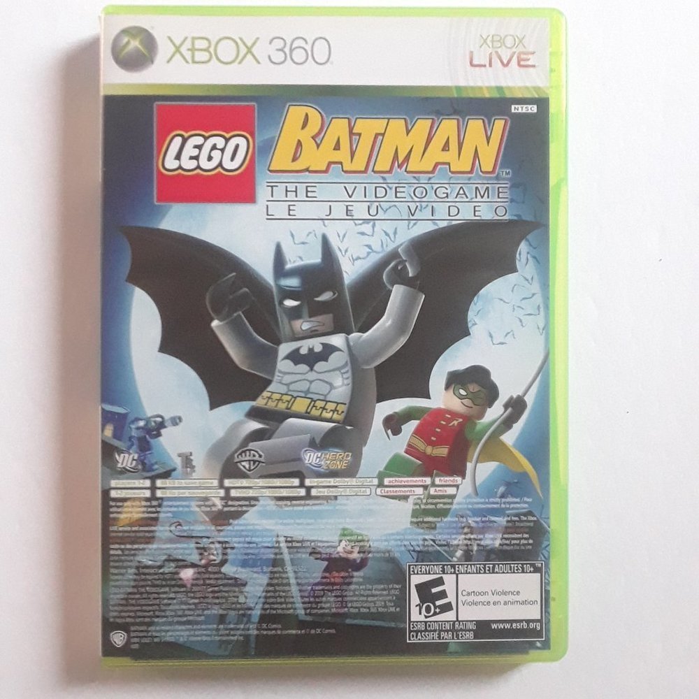 LEGO Batman: The Videogame and Pure Double pack (Xbox 360, 2009) With Ma…